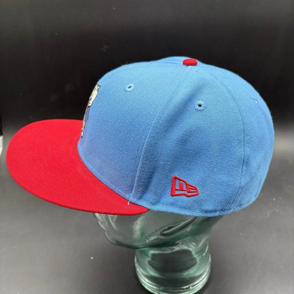 New Era‎ 59FIFTY Looney Tunes Porky Pig Fitted Hat 7 7/8 Blue Red Cap